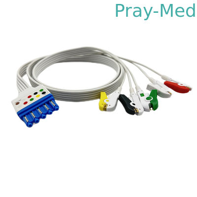 購入 互換性のある PH 使い捨て ECG リード線 3 / 5 リード 989803173131 オンライン製造