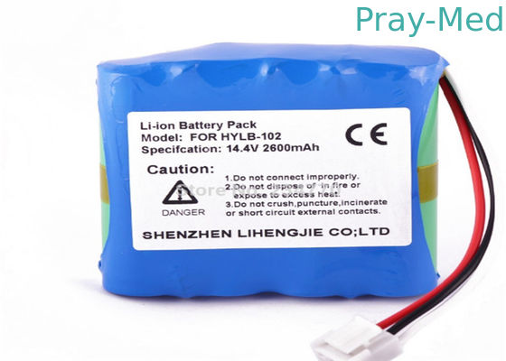 購入 14.4v 2600mAh Ecg機械電池、再充電可能なEcg電池のパックの取り替え オンライン製造