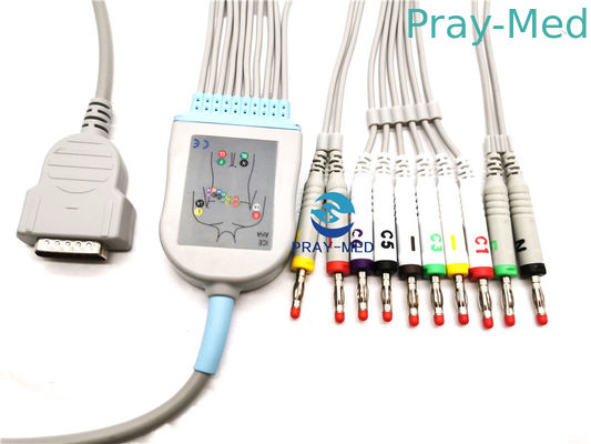 購入 GE Marqutte MAC1000 GE Ecgケーブル、TPUのジャケット信頼できるGE Ecgの導線 オンライン製造