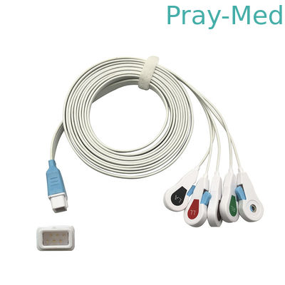 購入 使い捨て可能なRadiolucent ECGの5つの鉛クリップ多用性があるCovidienを導線 オンライン製造