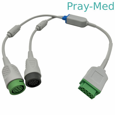 GE Critikon ECG アダプター ケーブル 0.9m Dinamap Carescape Double Dual