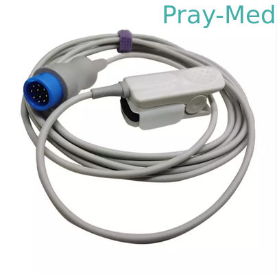 IM8 IM10 IM12のために互換性がある再使用可能な大人Spo2センサーのBiocare 10pin Spo2センサー ケーブル