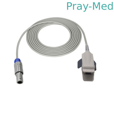 Biolightのデジタル5pin 1ノッチの大人の再使用可能なspo2センサーは3mを15-1400-0010厳密に調べる