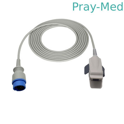 互換性のあるバイオライト 9Pin 再利用可能な Spo2 センサー Anyview A8 / A5 / A6 / A3 丸型9ピン接続器