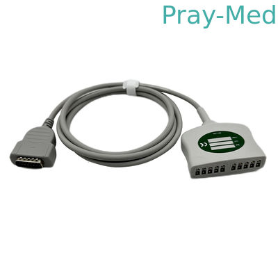 GE マルケット MAC EKG トランクケーブル 12リード 2104723-001 22341809 AHA IEC 2.4M DB15コネクタ