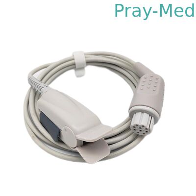 指クリップDatexのOhmedaの脈拍の酸化濃度計の調査、10 ピン Spo2指の調査