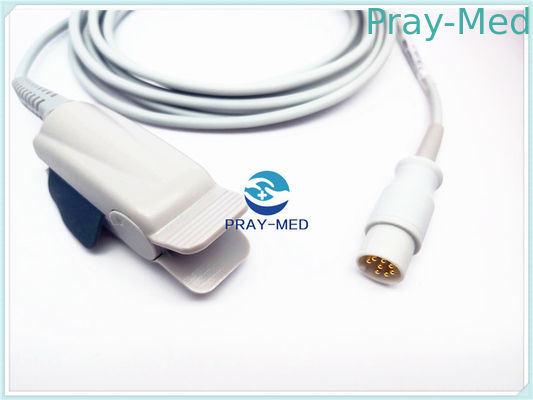 Datascope指クリップ0020-00-071-01が付いている8台のピン再使用可能なSpo2センサー