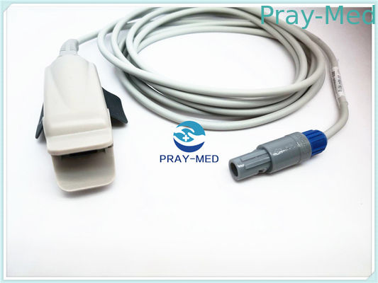 MD300Aの脈拍の酸化濃度計の新生児の調査のRedel 6のピン コネクタTPUケーブル