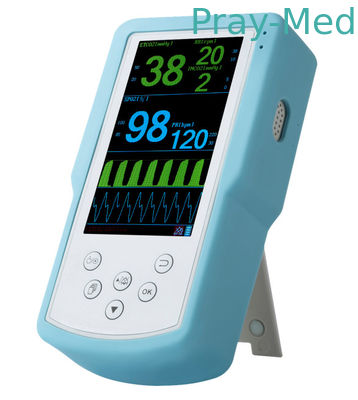 254 BPM ETCO2 SPO2の手持ち型の脈拍の酸化濃度計CA100B