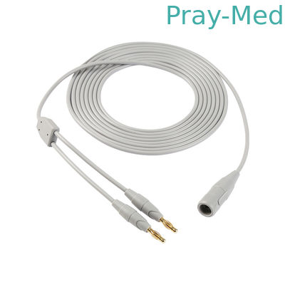 CE Ventilator Accessories Reusable Euro Us Electrosurgica Silicone Bipolar Cable
