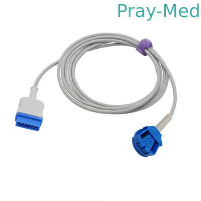 OXY ES3 2.4m 11 Pin Spo2の延長ケーブル単一の調整されたGEのコネクター