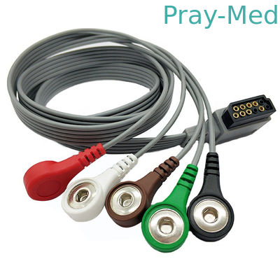 M4725a Digitrak XT 989803157481のためのHolter Ecgケーブル フィリップス11pin 1.5m