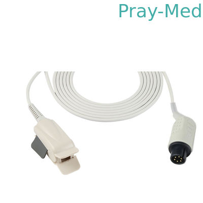 Bionet 6pin Bm3/Bm5再使用可能な小児科指クリップSpo2センサーの脈拍の酸化濃度計